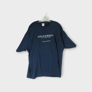 Universal Studios Navy Universal Studios Embroidered Shirt Size 2XL